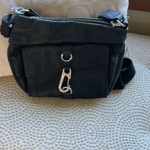 L.A.M.B (Gwen Stefani) black leather handbag